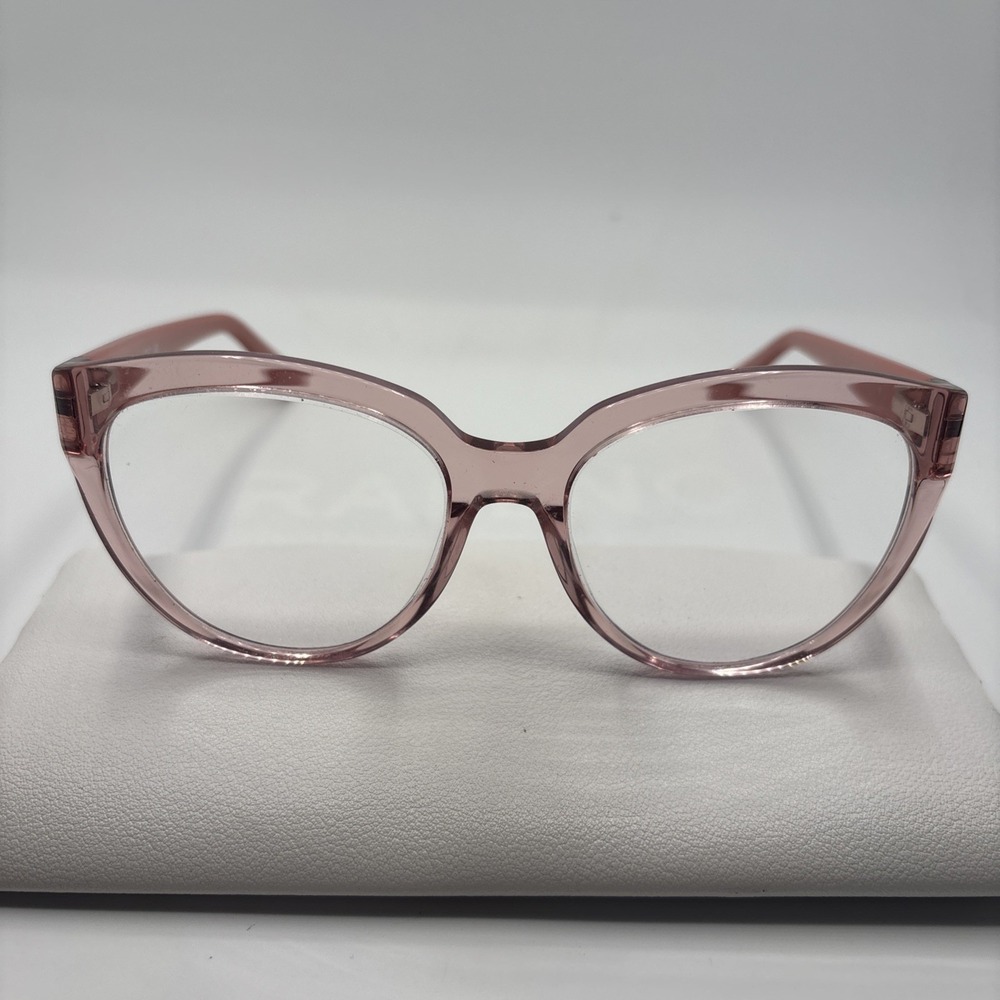 Guess GU50232 072 Women's Eyeglasses Transparent Light Pink Frame 54-17-140 #290